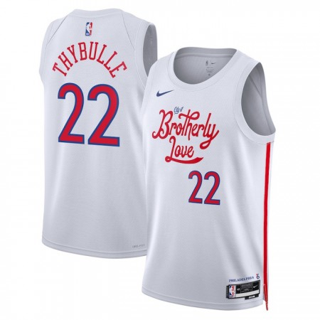 Dres Philadelphia 76ers Matisse Thybulle 22 Nike 2022-23 City Edition Bijela Swingman
